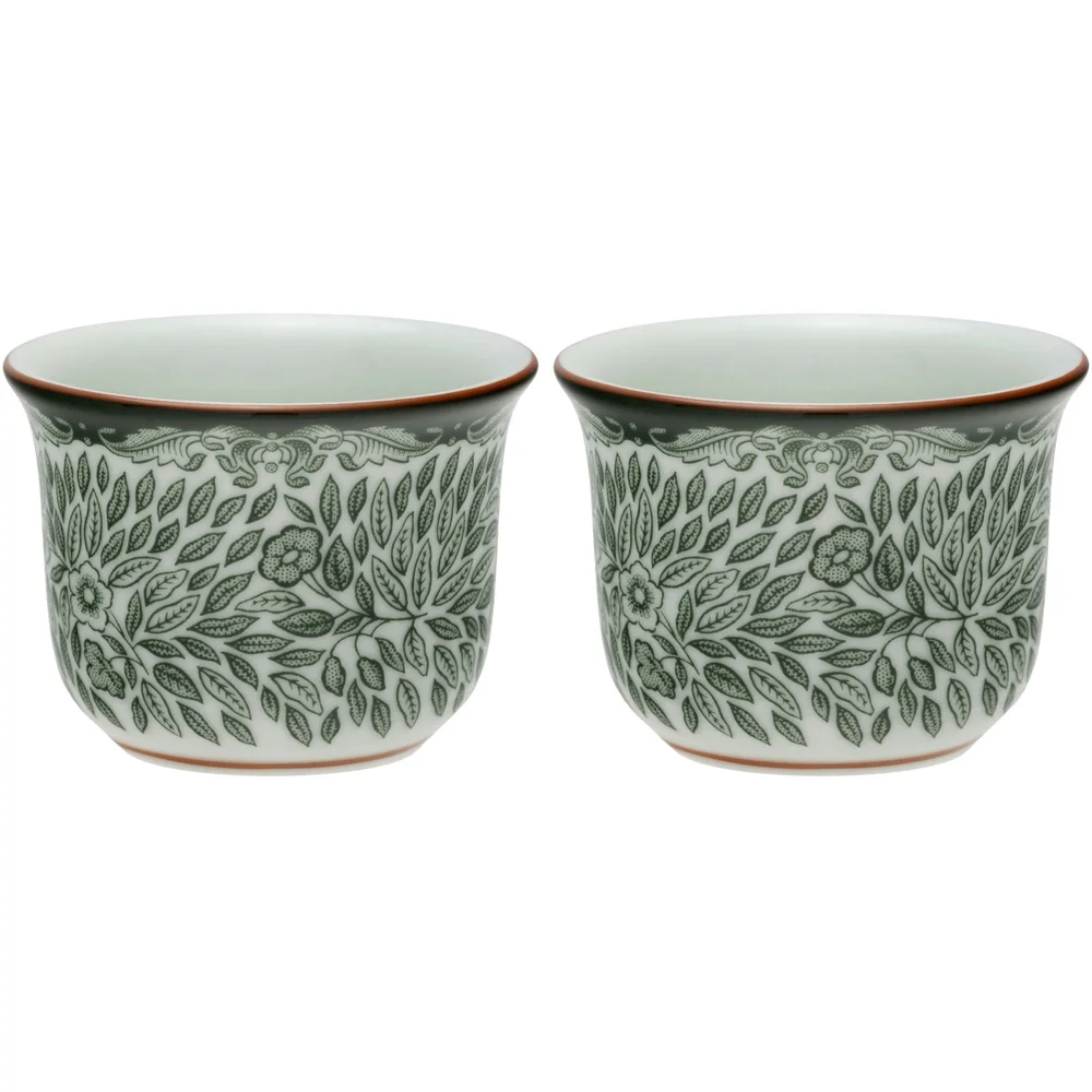 Ostindia Floris Eggeglass 2-pk, Grønn v:8554838 Ostindia Floris Eggeglass 2-pk, Grønn v:8554838
