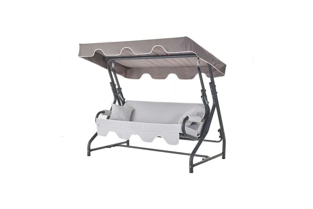 Tredobbelt hagestol Gowanda (200 x 165 x 110 cm) Flerfarget v:8620046