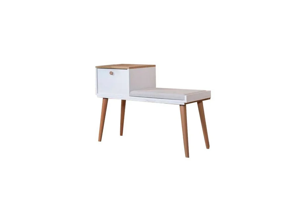 Benk Hvit / Eik v:2621149