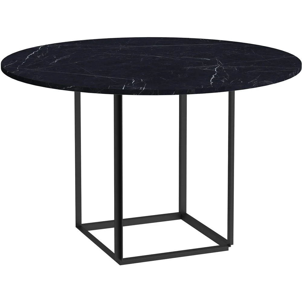 Florence Spisebord 120 cm, Svart Marmor / Svart v:5030425 Florence Spisebord 120 cm, Svart Marmor / Svart v:5030425