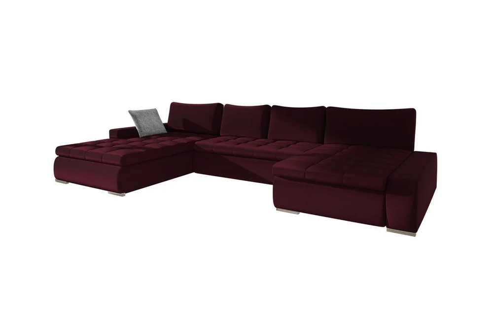 Kintore 4-sits Hörnbäddsoffa Wine red v:1976783