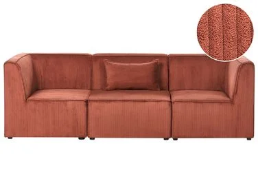 Modulsofa 3-seter LEMVIG Kordfløyel Gullbrun v:2662707