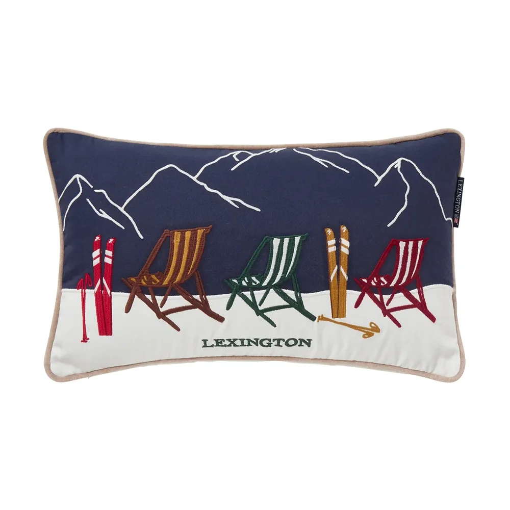 Ski resort økologisk bomull twill pute 30×50 cm v:5577646 Ski resort økologisk bomull twill pute 30×50 cm v:5577646