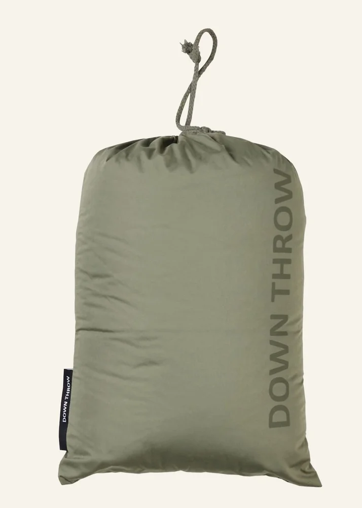 Dunpledd olivengrønn – 130×170 cm v:9936741