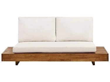 Hagesofa 2-seters MARETTIMO Sertifisert akasietre Off white v:5738952