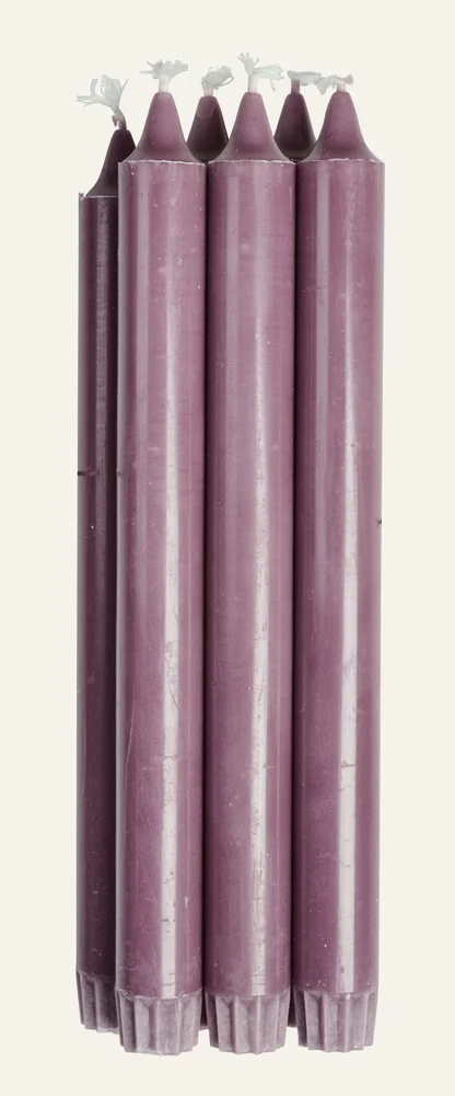 Kronelys mørk lilla – 24 cm v:6571967 Kronelys mørk lilla – 24 cm v:6571967
