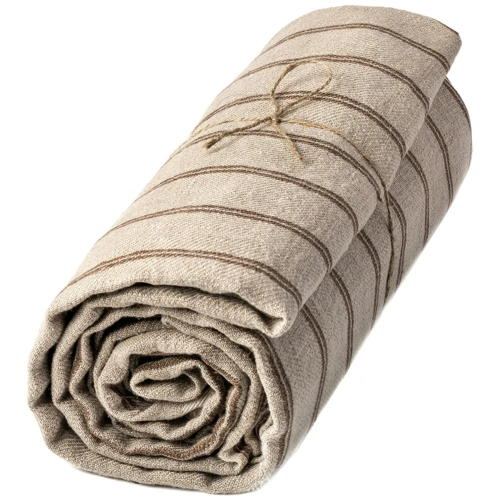 Linåker Duk 138×250 cm, Brun v:123278 Linåker Duk 138×250 cm, Brun v:123278