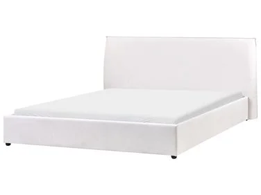 Seng Fløyel LAVAUR 180 x 200 cm Off white v:5602384 Seng Fløyel LAVAUR 180 x 200 cm Off white v:5602384