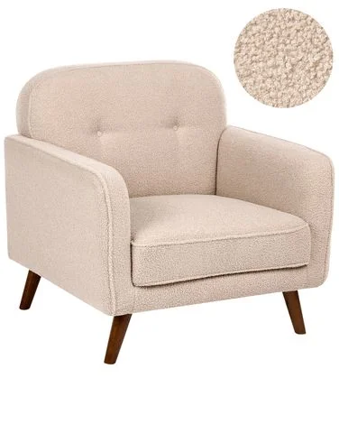 Lenestol ETTRUM Bouclé Beige v:3231379