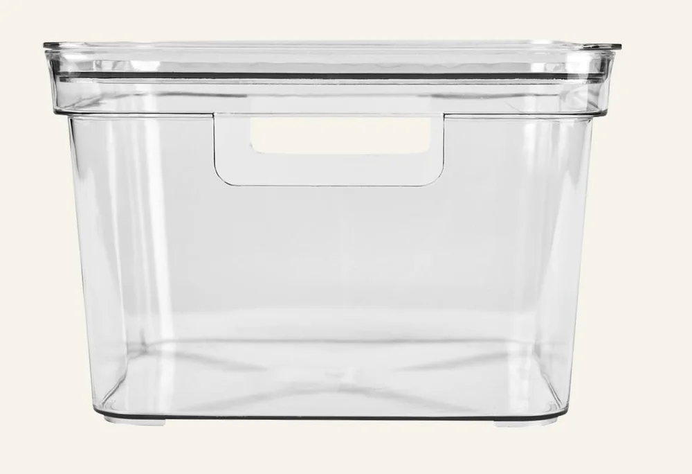 Oppbevaringsboks transparent – 25x25x15,5 cm v:7851699