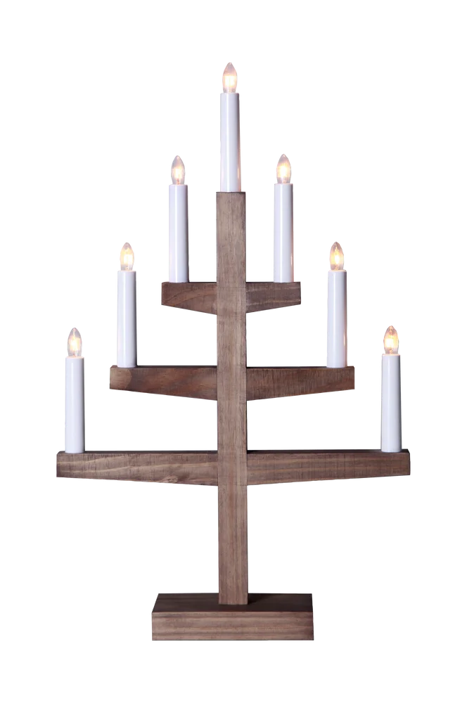 Lysestake Trapp 7 – Brun – Belysning | m v:5501010 Lysestake Trapp 7 – Brun – Belysning | m v:5501010