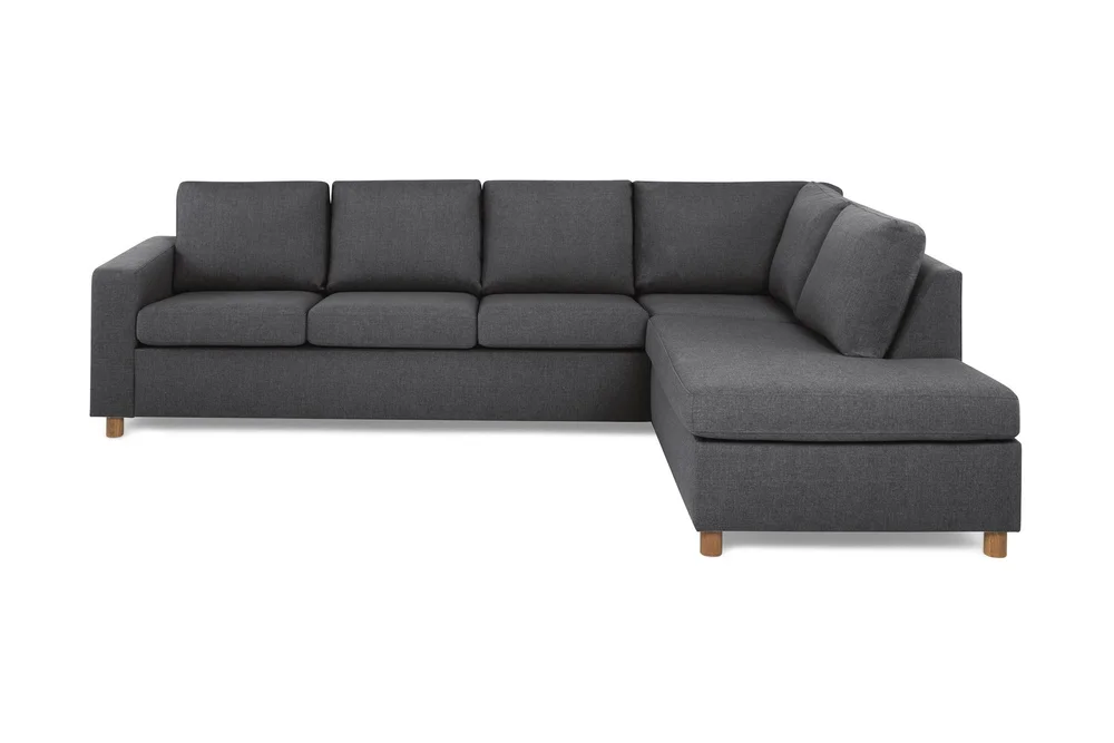 Crazy 4-seters Høyrevendt L-formet Sjeselongsofa i Stoff v:2621560