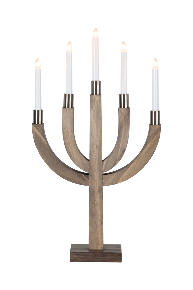 Adventsstake Elias – Brun – Belysning | m v:6336437 Adventsstake Elias – Brun – Belysning | m v:6336437