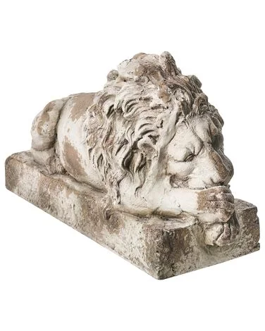 Hagestatue LARI Løve Beige v:1739245 Hagestatue LARI Løve Beige v:1739245