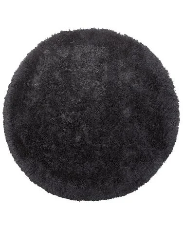 Shaggy gulvteppe CIDE Svart ø 140 cm v:9479115 Shaggy gulvteppe CIDE Svart ø 140 cm v:9479115