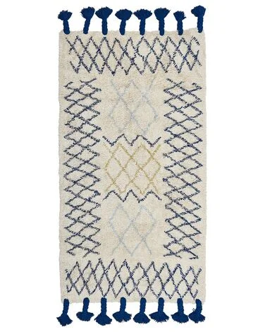 Teppe ERZINCAN Beige 80 x 150 cm Bomull v:7179245 Teppe ERZINCAN Beige 80 x 150 cm Bomull v:7179245