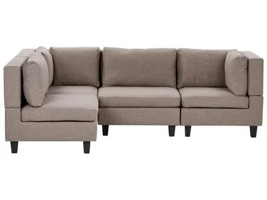 Modulær hjørnesofa 4-seters UNSTAD Brun Høyrevendt v:4519580 Modulær hjørnesofa 4-seters UNSTAD Brun Høyrevendt v:4519580