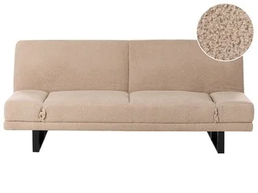 Sovesofa 2-seters YORK Bouclé Beige v:6778640 Sovesofa 2-seters YORK Bouclé Beige v:6778640