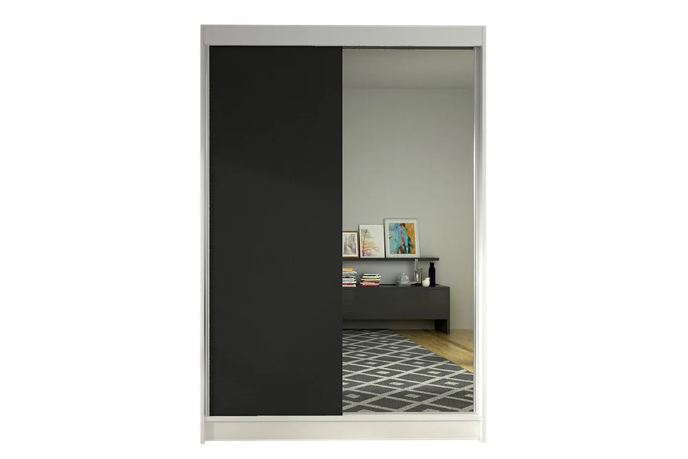 Liverpool Garderobe med Speil 120×200 cm v:9014133