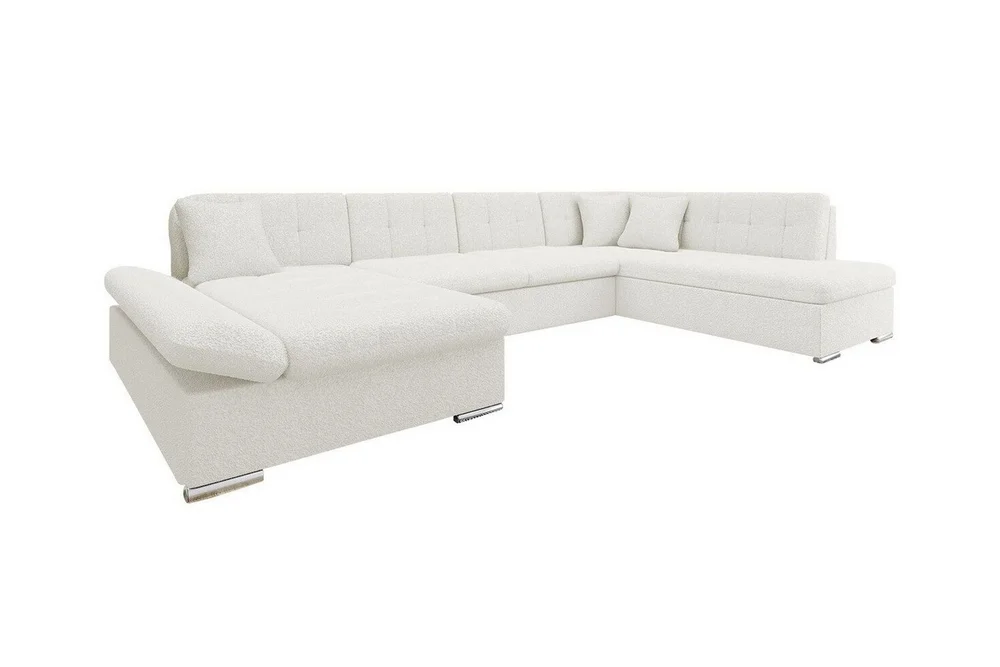 Zumar 5-sits Hörnbäddsoffa White v:8189036