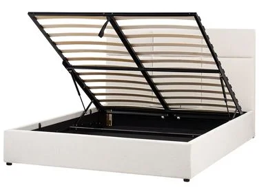 Seng med oppbevaring LAGORD Off white 160 x 200 cm v:4901885