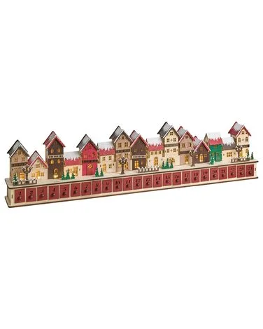 Juledekorasjon LED ASPERN 18 cm Julekalender Rød v:7407336 Juledekorasjon LED ASPERN 18 cm Julekalender Rød v:7407336