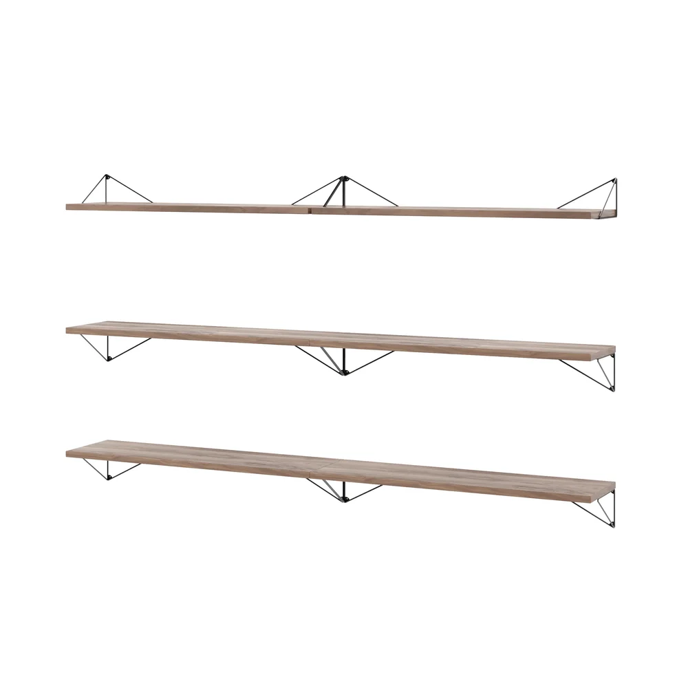 Pythagoras Bundle B hyllesystem valnøtt-svart" v:4530490
