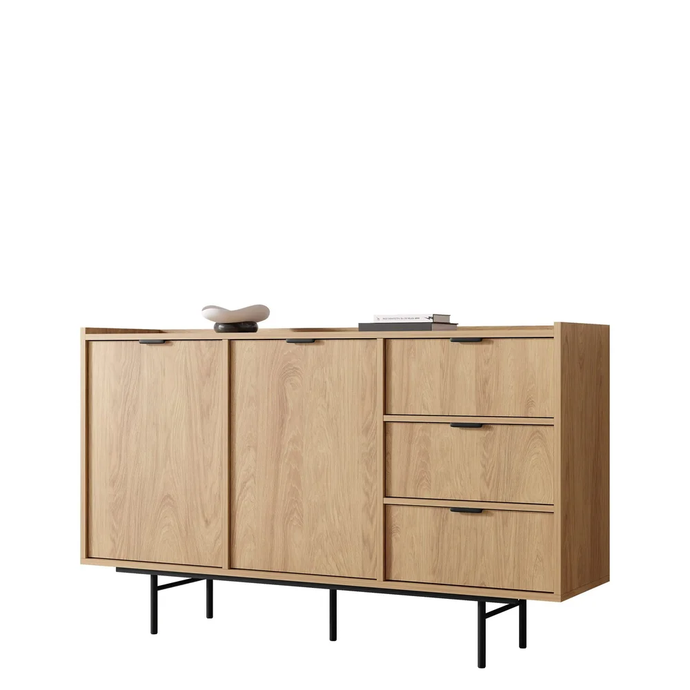 skjenk Edison Hickory-eik v:4358982
