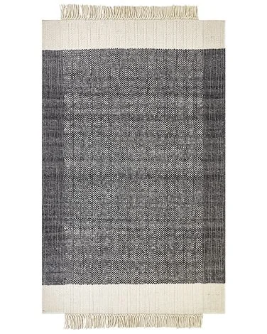 Teppe ATLANTI Svart 160 x 230 cm Ull v:5409662