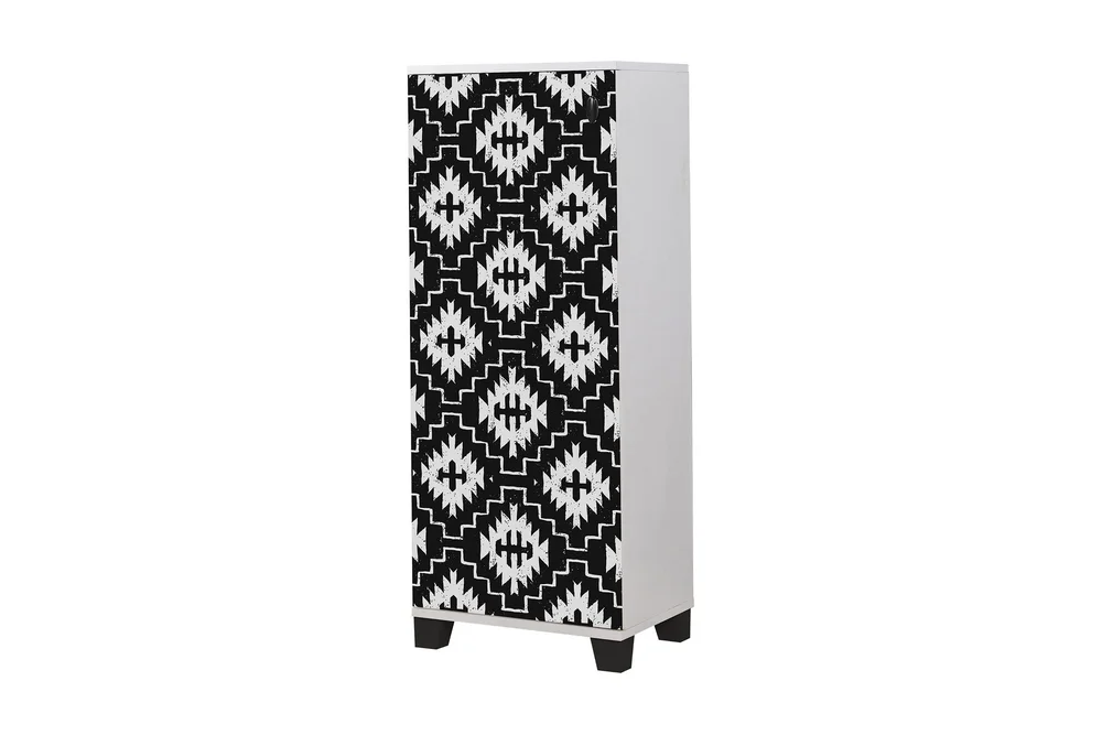 Shoe Cabinet Hvit|Svart v:8155736