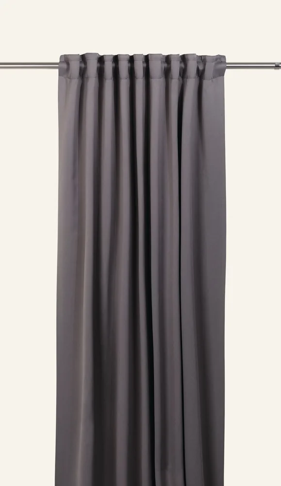 Lysdempende gardin koksgrå – 140×160 cm v:264539