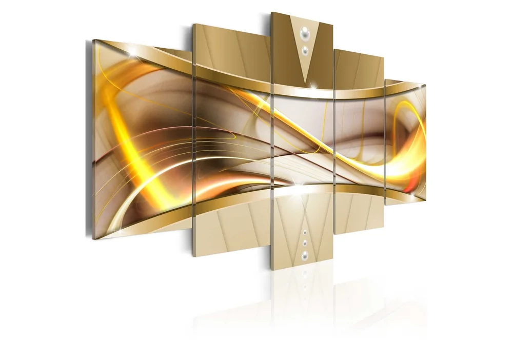 Bilde Yellow Improvisation 100x50 v:4148517