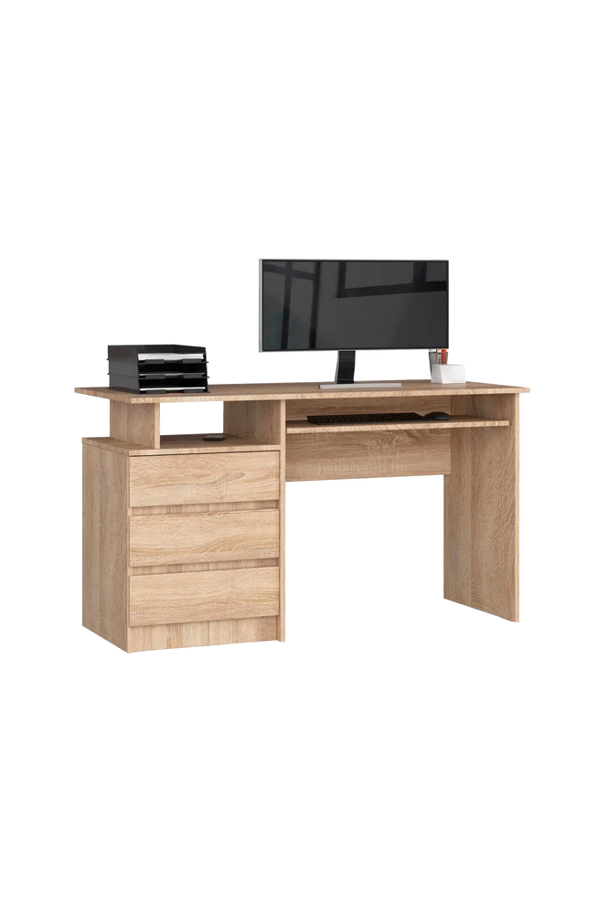 Akord skrivebord – Brun m v:6724423
