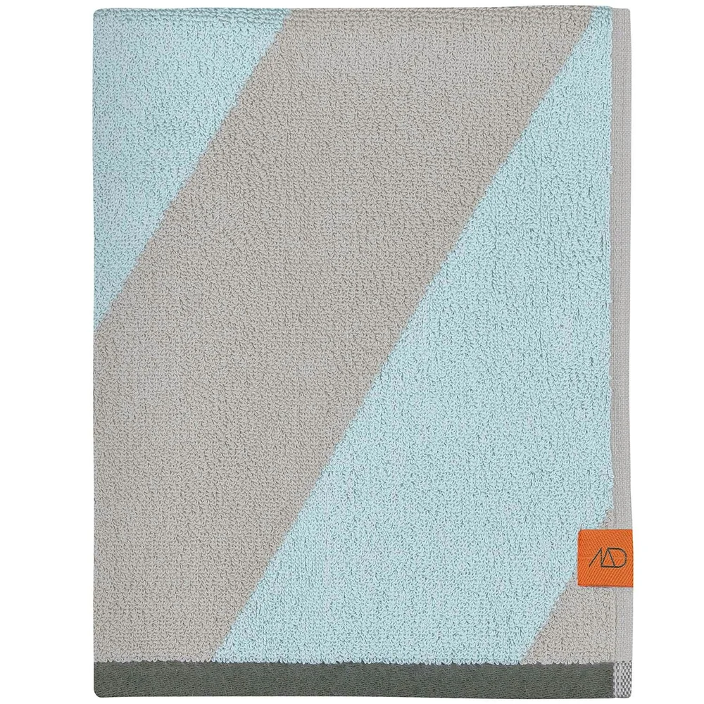 Diagonal Badehåndkle 70x133 cm, Mint v:5566147