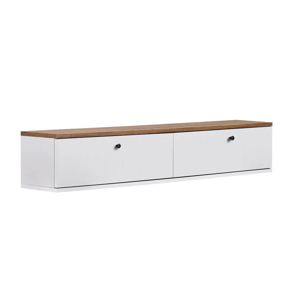 TV-benk Nordure Ligne (140 x 25 x 25 cm) Atlantisk furu hvit v:9577934 TV-benk Nordure Ligne (140 x 25 x 25 cm) Atlantisk furu hvit v:9577934