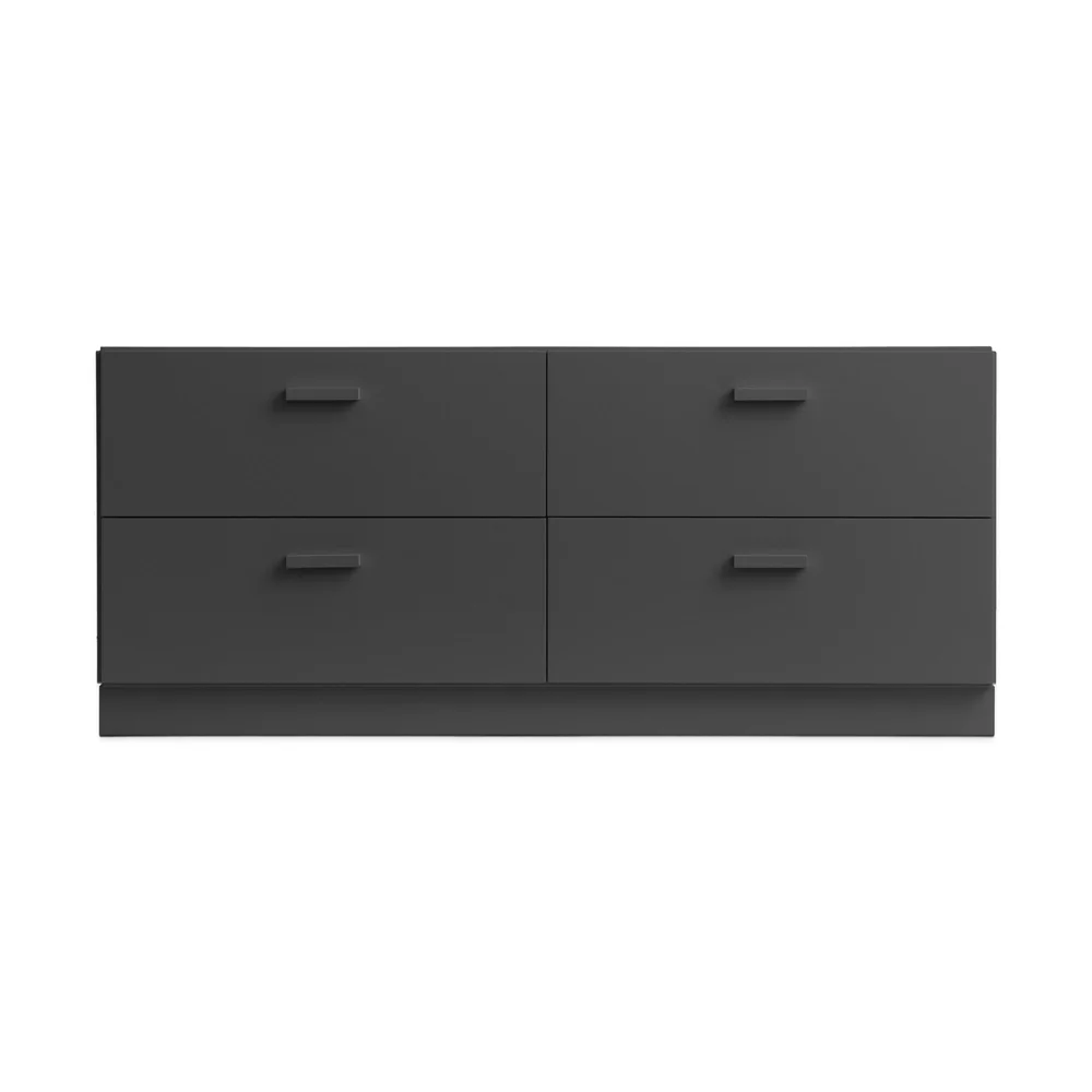 Relief kommode lav med sokkel 123x46 v:3700135