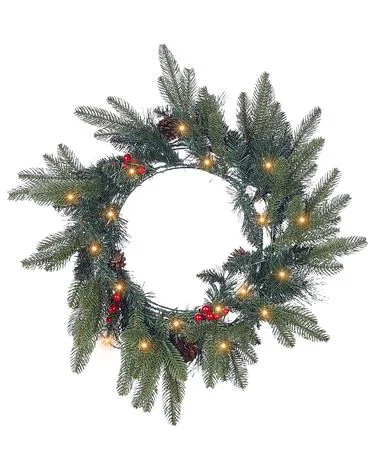 Julekrans LED WHITEHORN 50 cm Mørkegrønn v:2132927 Julekrans LED WHITEHORN 50 cm Mørkegrønn v:2132927