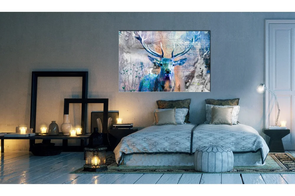 Tavle Blue Deer 90X60 v:9562771