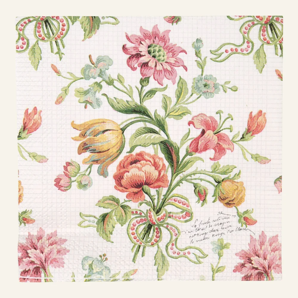 Coctail papirserviett multi beige - 25x25 cm v:2754598