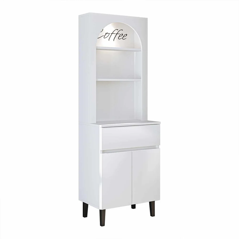 Skap til kaffebar Kalune Design Ledli (60 x 179 x 41,8 cm) Hvit v:3386519 Skap til kaffebar Kalune Design Ledli (60 x 179 x 41,8 cm) Hvit v:3386519