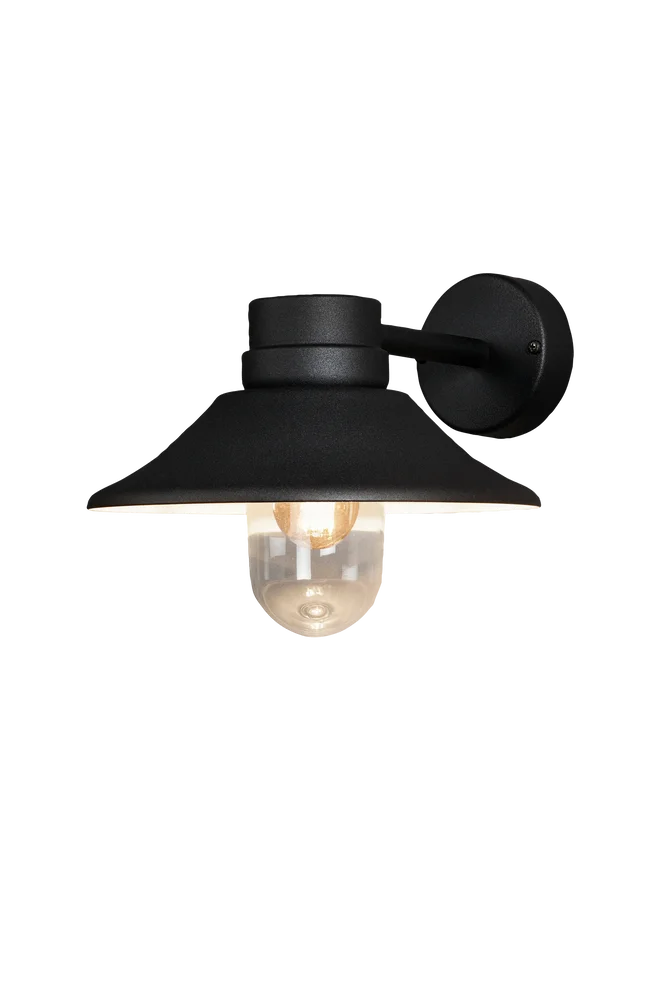 Vegglykt Vega høyde 26,5 cm – Svart – Belysning | m v:4495911
