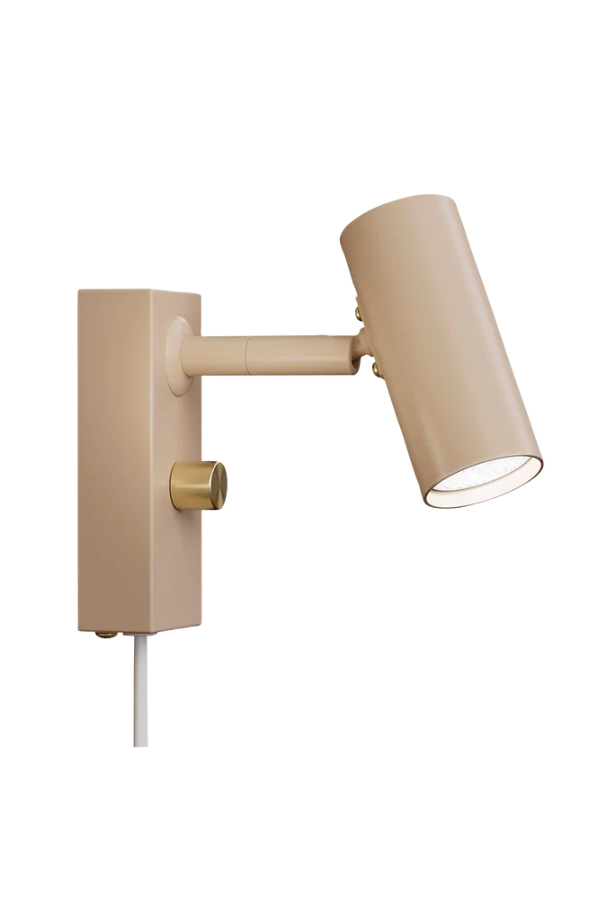 Vegglampe Cato enkel - Beige - Belysning | m v:7027243