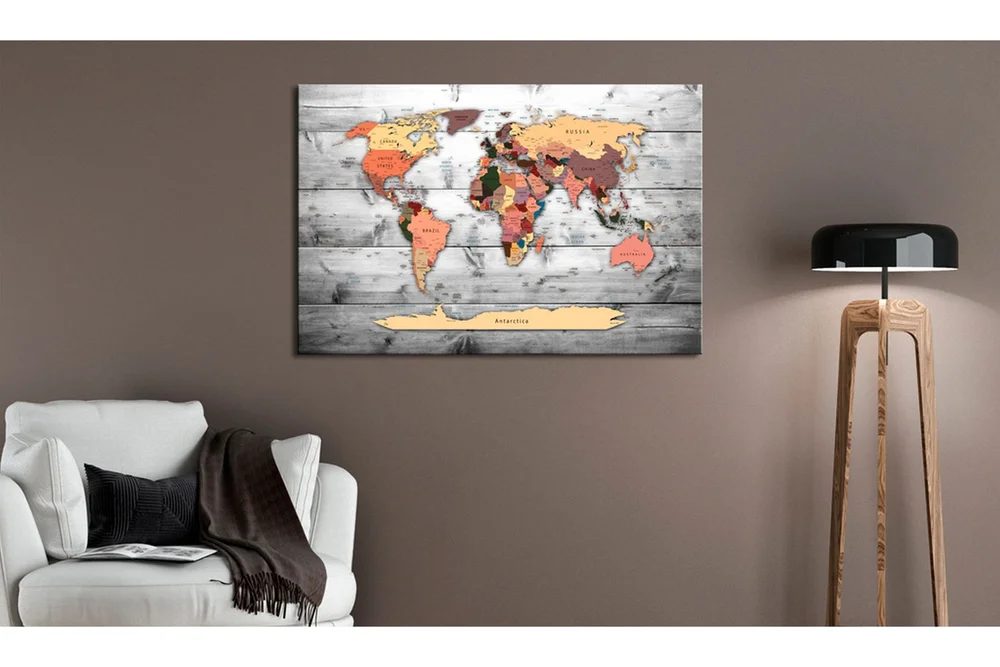Tavle World Map: New Directions 60X40 v:8680130