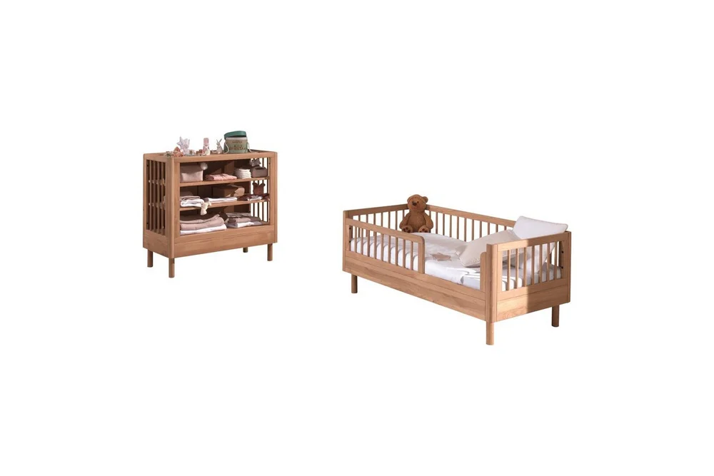 Spjälsäng med skötbord Jaxx Forrest Jaxx oak v:1285840