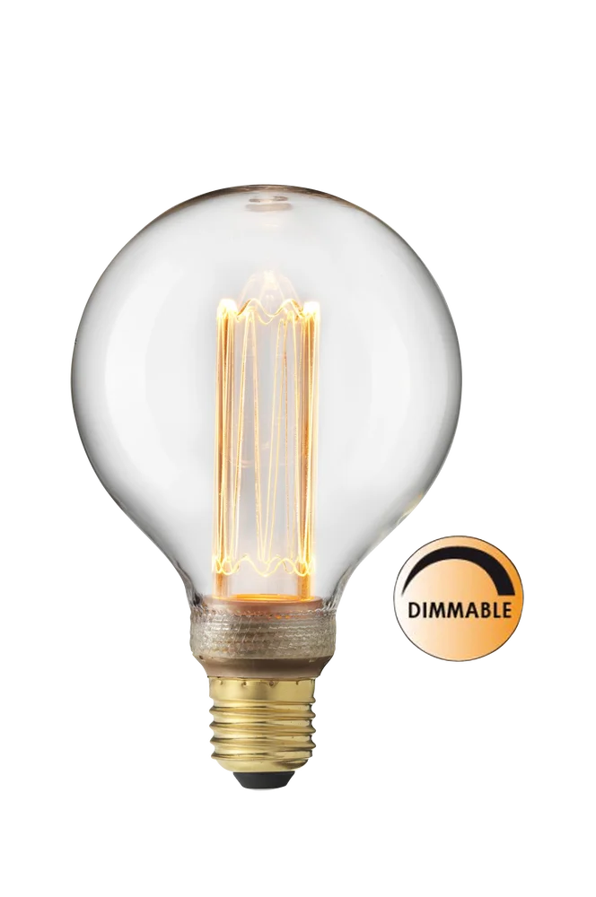Lyskilde Laser LED Glob dimbar – Transparent – Belysning | m v:3462628 Lyskilde Laser LED Glob dimbar – Transparent – Belysning | m v:3462628