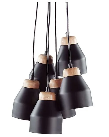 Pendellampe CESTOS Metall Svart v:6496439