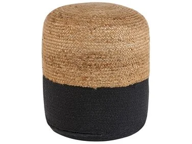 Puff DALAMA Jute Svart v:2169104 Puff DALAMA Jute Svart v:2169104