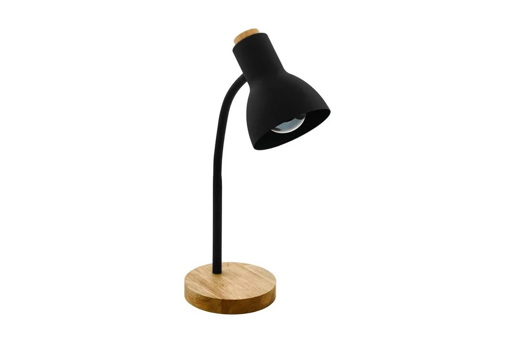Bordlampe Eglo Veradal Svart, Brun v:9062224
