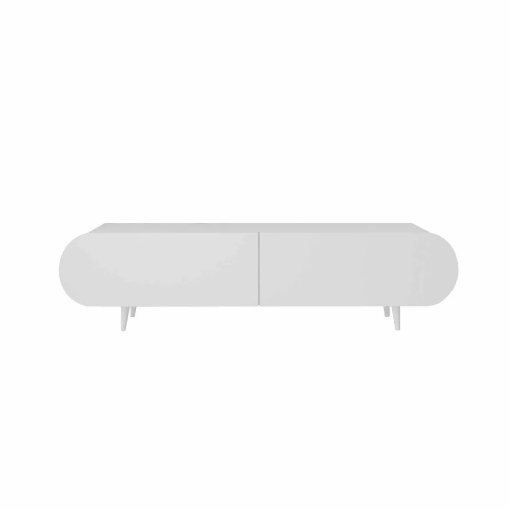 TV-benk Nordure Regulus (160 x 49 x 30 cm) Hvit v:4071457