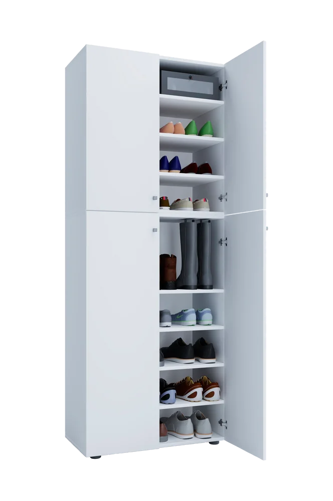 Skoskap Lona Xxl 9-rom - Hvit m v:2936143